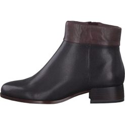 Tamaris Damskie botki 1-1-25355-23-068 Black / Bordeaux (rozmiar 36). Czerwone botki damskie Tamaris, na niskim obcasie, bez zapięcia. W wyprzedaży za 301,00 zł.