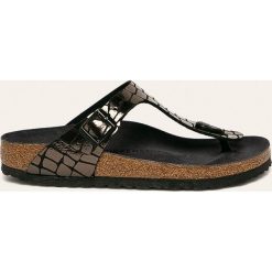 Birkenstock - Japonki Gizeh Bs. Czarne klapki damskie Birkenstock, bez wzorów, z gumy, bez obcasa, na obcasie. Za 319,90 zł.