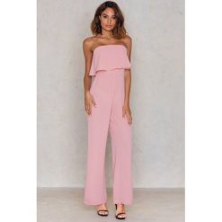 Kombinezony damskie: Passion Fusion Krótki kombinezon z górą bandeau – Pink