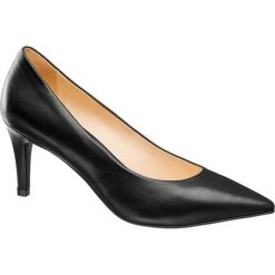 Szpilki damskie 5th Avenue czarne. Czarne czółenka damskie marki 5th Avenue, ze skóry, na obcasie. Za 199,90 zł.