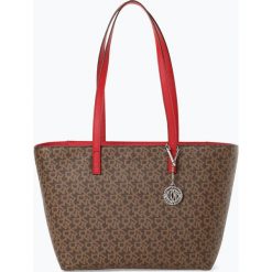 DKNY - Damska torba shopper, brązowy. Pomarańczowe torby damskie na zakupy DKNY, bez wzorów, bez dodatków. Za 599,95 zł.