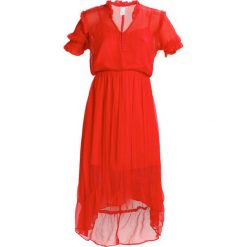 MbyM ROCA Długa sukienka tangerine tango. Czerwone długie sukienki damskie marki mbyM, s, z wiskozy, z długim rękawem, długie. Za 549,00 zł.