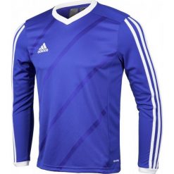 Adidas Koszulka piłkarska męska Tabela 14 Long Sleeve Jersey niebieska r. XXL (F50427). Niebieskie koszulki sportowe męskie marki Adidas, m, z jersey. Za 67,16 zł.