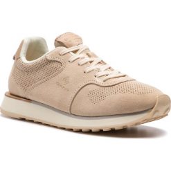 Sneakersy GANT - Lindsey 18533406 Macadamia Brown G482. Brązowe półbuty damskie GANT, ze skóry. W wyprzedaży za 319,00 zł.