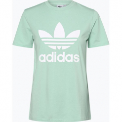 Adidas Originals - T-shirt damski, zielony. Zielone t-shirty damskie adidas Originals, xs, z nadrukiem, z dżerseju. Za 129,95 zł.