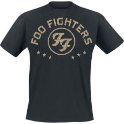 Foo Fighters Arched Star T-Shirt czarny. Czarne koszulki męskie marki Foo Fighters, l, z nadrukiem, retro, z okrągłym kołnierzem, z krótkim rękawem, krótkie. Za 74,90 zł.