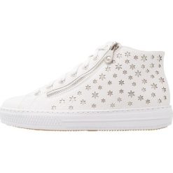 Trampki damskie slip on: Rieker Tenisówki i Trampki wysokie weiß/silber
