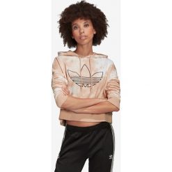 Adidas Originals Bluza Beżowy. Brązowe bluzy damskie adidas Originals, s, z haftami, z bawełny, bez rękawów, bez kaptura. Za 240,95 zł.