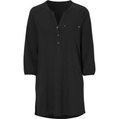 Cellbes Tunika czarny female czarny 34/36. Czarne tuniki damskie Cellbes, z aplikacjami, z dżerseju, bez kołnierzyka, z długim rękawem. Za 89,00 zł.