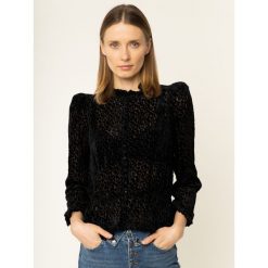 Koszula The Kooples FCCL19030K. Czarne bluzki damskie The Kooples, bez wzorów, z wiskozy, bez kołnierzyka, bez rękawów. W wyprzedaży za 539,00 zł.