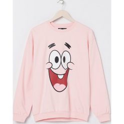 Bluza z nadrukiem SpongeBob Patrick Star - Różowy. Różowe bluzy damskie Sinsay, s, z nadrukiem, bez rękawów, bez kaptura. Za 59,99 zł.