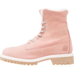 Buty zimowe damskie: Pier One Botki sznurowane rose