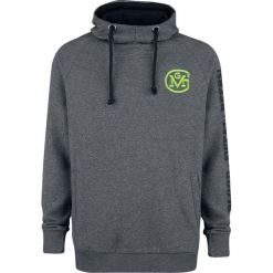 Gas Monkey Garage Blood, Sweat, Beers! Bluza z kapturem odcienie szarego. Szare bejsbolówki męskie Gas Monkey Garage, xl, z aplikacjami, z kapturem. Za 224,90 zł.