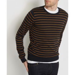 Kardigany męskie: Sweter w paski 100% bawełny