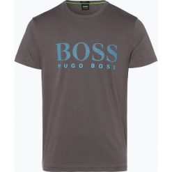 BOSS Athleisure - T-shirt męski – Teeos, szary. Szare t-shirty męskie BOSS Athleisure, xl, z napisami, bez kołnierzyka. Za 249,95 zł.