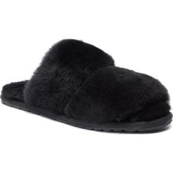 Kapcie EMU AUSTRALIA - Morphett W12178 Black. Czarne klapki damskie EMU Australia, bez wzorów, ze skóry, bez obcasa. Za 259,00 zł.