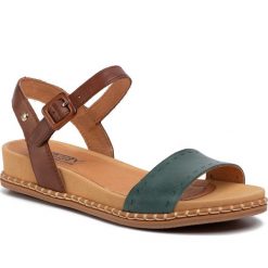 Sandały PIKOLINOS - W3F-0927C1 Emerald. Pomarańczowe klapki damskie Pikolinos, bez wzorów, ze skóry, bez obcasa. Za 429,00 zł.