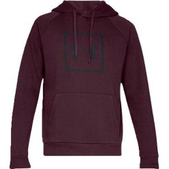 Under Armour Rival Fleece Logo Hoodie 1329745-600. Czerwone bluzy męskie Under Armour, xxl, bez wzorów, z bawełny, bez kołnierzyka, bez rękawów, bez kaptura. W wyprzedaży za 189,99 zł.