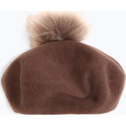 Loevenich - Czapka damska, beżowy. Brązowe czapki damskie Loevenich. Za 129,95 zł.