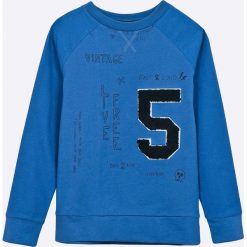 Name it - Bluza dziecięca 122-164 cm. Niebieskie bluzy męskie marki Name it, z nadrukiem, z bawełny, bez rękawów, bez kaptura. W wyprzedaży za 69,90 zł.