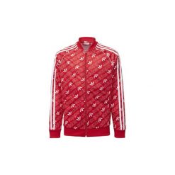 Bluzy dresowe Dziecko adidas Bluza dresowa Trefoil Monogram SST. Czerwone bluzy chłopięce marki Adidas, z dresówki. Za 199,00 zł.