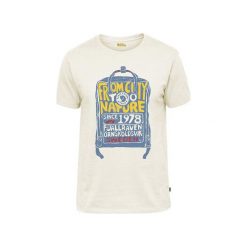 Fjällräven Kanken T-Shirt, Skorupa Jajka | 111 | L. Koszulki męskie Fjällräven, na lato, m, bez wzorów, z bawełny, bez kołnierzyka. W wyprzedaży za 242,54 zł.