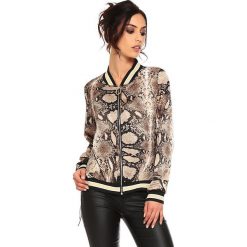 Bluzy damskie: Bluza "Galith" w kolorze beżowo-brązowym