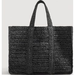 Shopper bag damskie: Mango - Torebka Wheat
