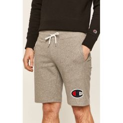 Champion - Szorty. Szare spodenki sportowe męskie Champion, s, z nadrukiem, z bawełny, sportowe. Za 169,90 zł.