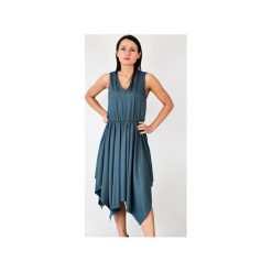 S - 3XL _ LAILA rozkloszowana. Czarne sukienki damskie Collibri, s, bez wzorów, z elastanu, bez kołnierzyka, bez rękawów, rozkloszowane. Za 199,00 zł.