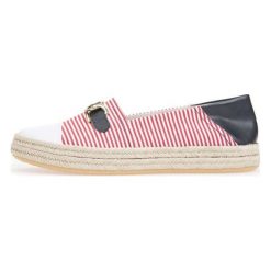 Geox Espadryle Damskie Modesty 37 Czerwone. Czerwone espadryle damskie Geox, bez wzorów, bez obcasa. W wyprzedaży za 312,00 zł.