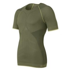 Odlo Koszulka męska s/s crew neck Evolution Light Greentec zielona r. L. Zielone koszulki sportowe męskie Odlo, l. Za 78,70 zł.