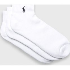 Polo Ralph Lauren - Skarpety (3-Pack). Białe skarpetki męskie marki Polo Ralph Lauren, z bawełny. Za 129,90 zł.