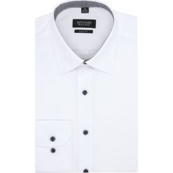 Koszula bexley 2800/2e długi rękaw slim fit biały. Białe koszule męskie Recman, m, bez wzorów, bez kołnierzyka, z długim rękawem. Za 129,00 zł.
