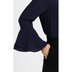 Bluzki damskie: Dorothy Perkins Petite DOUBLE RUFFLE Bluzka navy