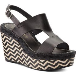 Espadryle EVA MINGE - Badalona 3I 18MJ1372392ES 101. Czarne espadryle damskie marki Eva Minge, bez wzorów, ze skóry ekologicznej, bez obcasa, na obcasie. W wyprzedaży za 279,00 zł.