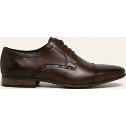 Aldo - Półbuty skórzane Palmers. Pomarańczowe buty wizytowe męskie ALDO, bez wzorów, ze skóry, eleganckie, z okrągłym noskiem, na sznurówki. Za 449,90 zł.