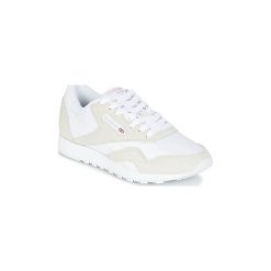 Buty Reebok Classic CLASSIC NYLON. Białe trampki i tenisówki damskie Reebok Classic, bez wzorów, z nylonu, bez zapięcia. Za 262,70 zł.