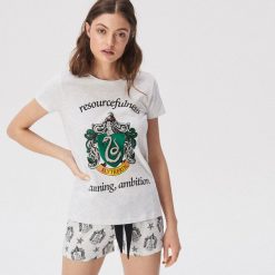 Dwuczęściowa piżama Harry Potter - Jasny szar. Szare piżamy damskie marki Sinsay, s, bez wzorów, bez rękawów. Za 49,99 zł.