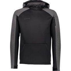 Bluza polarowa "Logo" w kolorze czarnym. Czarne bluzy męskie Mammut, s, z aplikacjami, z materiału, z kapturem, bez rękawów, bez kaptura. W wyprzedaży za 299,95 zł.