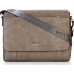 Torba na laptopa 87-4P-509-5. Pomarańczowe torby na laptopa Wittchen, w paski, eleganckie. Za 191,25 zł.