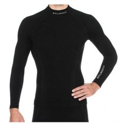 BLUZA BRUBECK MĘSKA WOOL CZARNY. Czarne bluzy męskie rozpinane marki Brubeck, m, z elastanu. Za 216,99 zł.