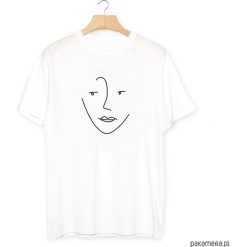Bluzki, topy, tuniki: Twarz Picasso Face T-Shirt Koszulka Biała