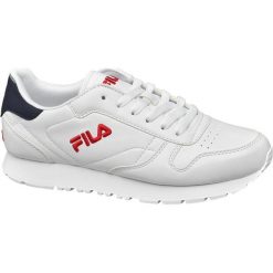 Sneakersy damskie Fila białe. Białe sneakersy damskie Fila, z gumy. Za 159,90 zł.