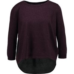 Swetry klasyczne damskie: IKKS Sweter dark purpleblack