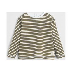 Mango Kids - Longsleeve dziecięcy Ivan5 80-104 cm. Żółte t-shirty chłopięce Mango Kids, bez wzorów, z bawełny, bez rękawów. Za 25,90 zł.