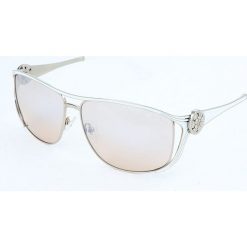 Damskie okulary przeciwsłoneczne w kolorze biało-jasnobrązowym. Okulary przeciwsłoneczne damskie Guess. W wyprzedaży za 175,95 zł.