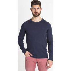 SWETER HAVEN JOOP! JEANS. Niebieskie swetry męskie s, z haftami, z bawełny, z okrągłym kołnierzem. Za 459,00 zł.