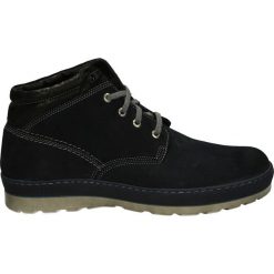 Botki męskie - 03M2403 NA BL. Czarne botki męskie Venezia, z gumy. Za 189,00 zł.