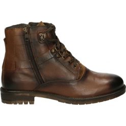 Botki męskie - 60987 TAN. Brązowe bez kategorii Venezia, ze skóry. Za 359,00 zł.